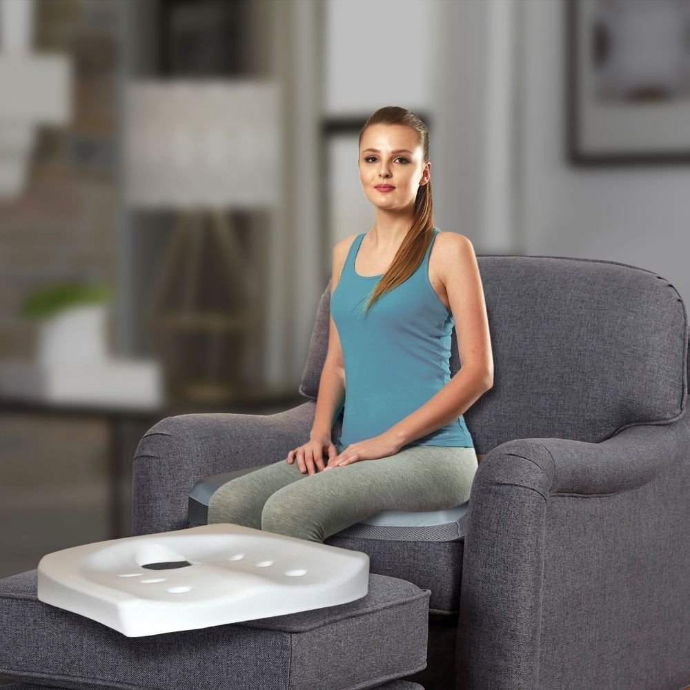 Tynor Coccyx Cushion Seat, Grey, 1 Unit FitMax