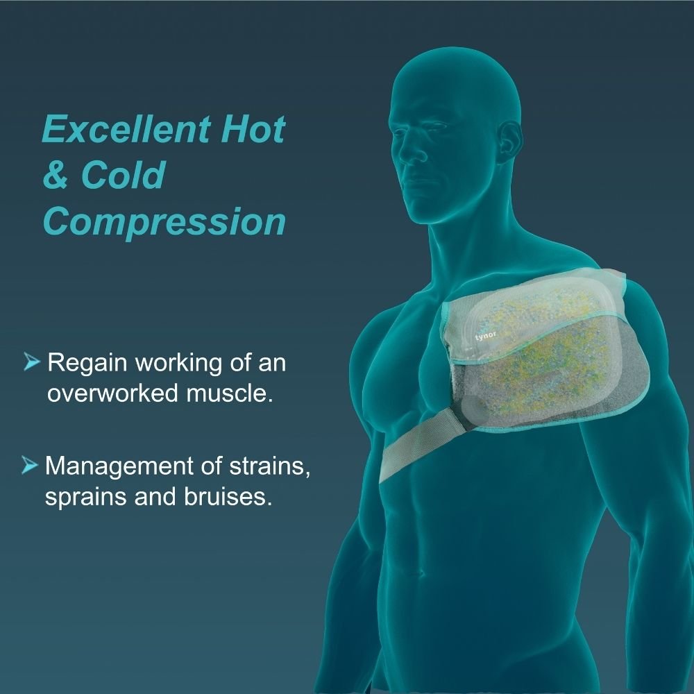 Tynor Hot & Cold Pack (Beads), Grey, 1 Unit FitMax
