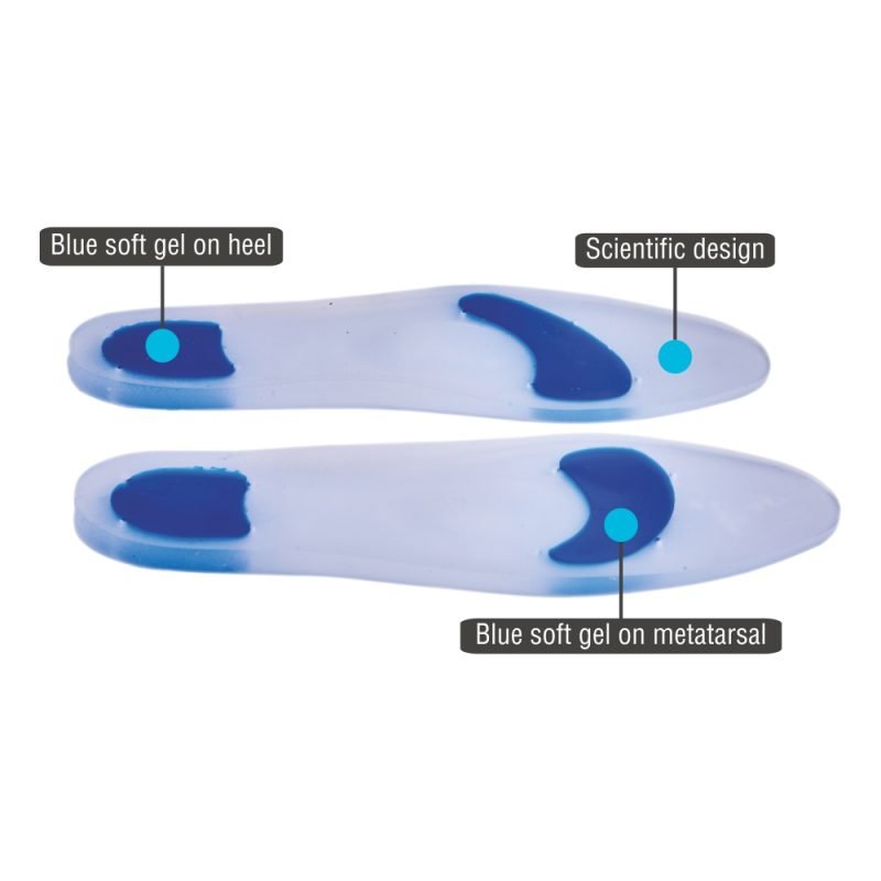 Vissco Silicone Foot Insoles features