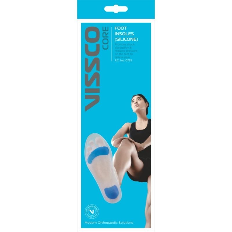 Vissco Silicone Foot Insoles packaging